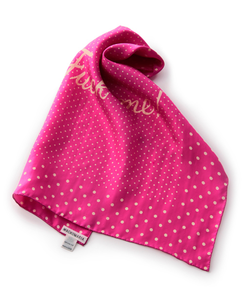 WACKO MARIA(ワコマリア)の「WACKO MARIA 10SS POCKET CHIEF (FUCK ME!)(バンダナ/スカーフ・メンズ・ホワイト/ベージュ/ピンク/レッド/オレンジ/イエロー/グリーン/パープル/グレー・ONE SIZE)」の13枚目の写真