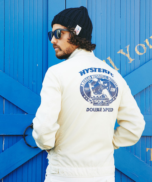 HYSTERIC GLAMOUR（ヒステリックグラマー）の「レーシングJK（ブルゾン・メンズ・ネイビー/ブラック/ホワイト・SMALL/MEDIUM/LARGE）」の17枚目の写真