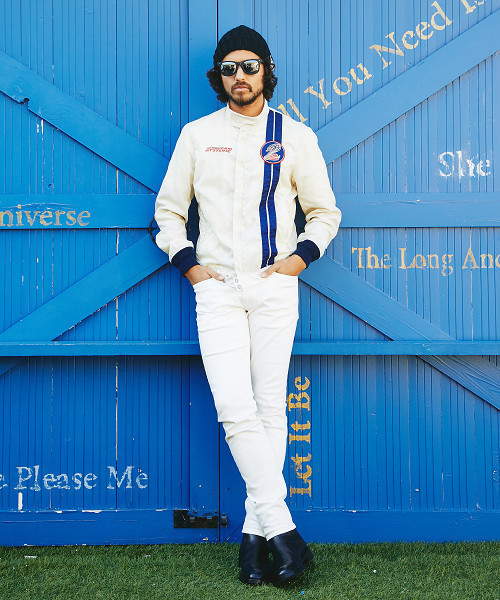 HYSTERIC GLAMOUR（ヒステリックグラマー）の「レーシングJK（ブルゾン・メンズ・ネイビー/ブラック/ホワイト・SMALL/MEDIUM/LARGE）」の18枚目の写真