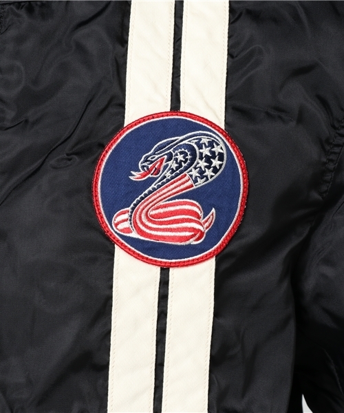 HYSTERIC GLAMOUR（ヒステリックグラマー）の「レーシングJK（ブルゾン・メンズ・ネイビー/ブラック/ホワイト・SMALL/MEDIUM/LARGE）」の9枚目の写真