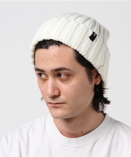 THE NORTH FACE（ザノースフェイス）の「ザ・ノース・フェイス ラジアルビーニー（ニットキャップ/ビーニー・メンズ・アイボリー/ブラック/ミックスグレー/ネイビー・FREE）」の2枚目の写真