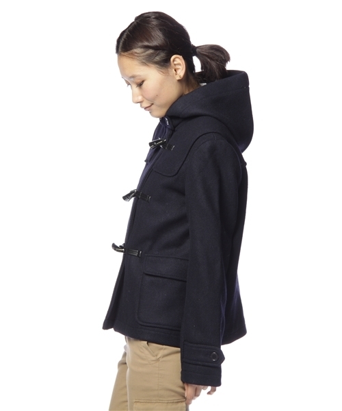 BEAMS BOY ネイビー ダッフルコート フード付き BEAMS BOY ネイビー ダッフルコート フード付き