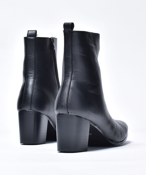 endevice(エンデヴァイス)の「ポインテッドトゥ ヒールブーツ / ハイヒール(ブーツ・メンズ・シルバー/ブラック・42/44/40)」の9枚目の写真