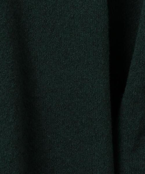 green label relaxing（グリーンレーベルリラクシング）の「ST ミニブークレ イージーカーディガン ◆（カーディガン/ボレロ・メンズ・ブラック/マスタード/ダークグリーン・MEDIUM/LARGE/SMALL）」の7枚目の写真