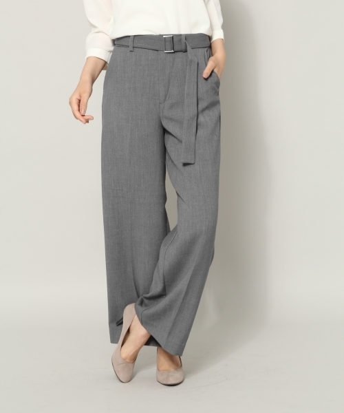 BLISS POINT（ブリスポイント）の「【Sサイズ展開】スタイルアップワイドパンツ/765833（その他パンツ・レディース・ブラック/グリーン/ライトグレー/オレンジ/グレー/その他1・SMALL/MEDIUM/LARGE）」の4枚目の写真