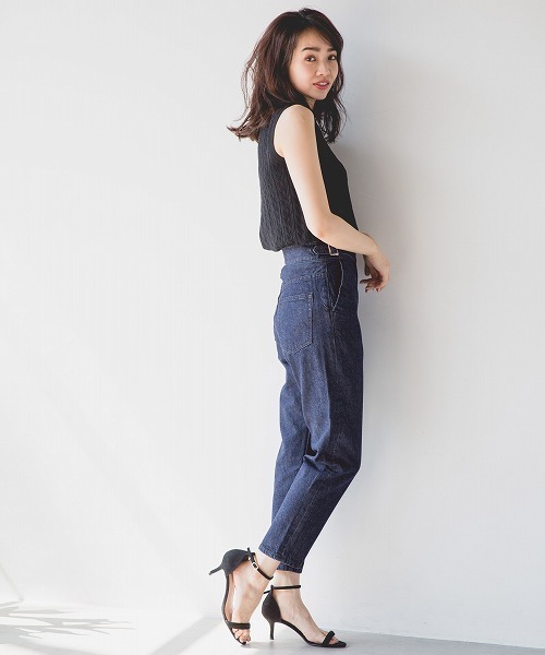 A part by（アパートバイ）の「12GAcスカシガラノースリーブ 789877（ニット/セーター・レディース・ブラック/ベージュ/レッド・FREE）」の14枚目の写真