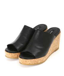 NATURAL BEAUTY BASIC | 【雑誌掲載】ウエッジコルクミュール(サンダル)