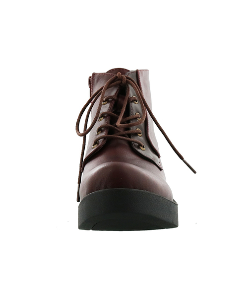 byあしながおじさん（バイアシナガオジサン）の「◆ byあしながおじさん ◆ 厚底レースアップブーツ 8980443（ブーツ・レディース・ブラック/マルチ/ダークブラウン/ワインレッド・22.5cm/23.0cm/23.5cm/24.0cm/24.5cm）」の6枚目の写真