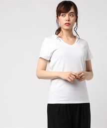 ・New Vネックベーシック半袖プルオーバー