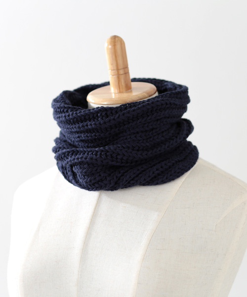 Jubilee Fabric（ジュビリーファブリック）の「スヌード　スムースマテリアル（ネックウォーマー/スヌード・レディース・パープル/グリーン/ダークグレー/ネイビー/マスタード/ナチュラル/ブラック/ライトグレー/ワイン/ホワイト/グレー/ベージュ/ダークブラウン・FREE）」の10枚目の写真