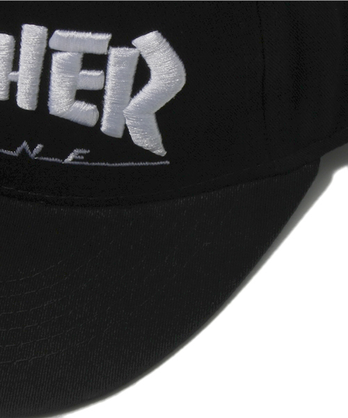THRASHER（スラッシャー）の「WEGO/THRASHER BBキャップ（キャップ・メンズ・ホワイト/ブラック・FREE）」の5枚目の写真