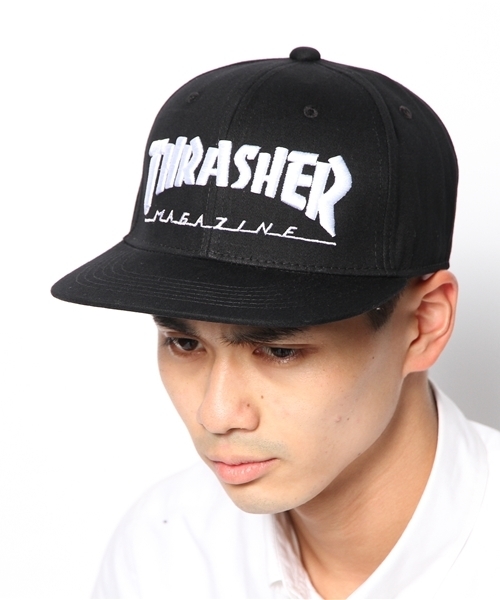 THRASHER（スラッシャー）の「WEGO/THRASHER BBキャップ（キャップ・メンズ・ホワイト/ブラック・FREE）」の8枚目の写真