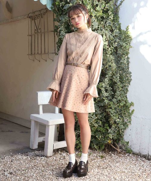 one after another NICE CLAUP（ワンアフターアナザーナイスクラップ）の「柄アソートミニスカート（スカート・レディース・ベージュ系その他/ピンク系その他/ホワイト系その他・FREE）」の8枚目の写真