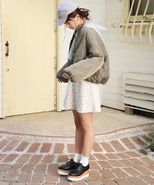 one after another NICE CLAUP（ワンアフターアナザーナイスクラップ）の「柄アソートミニスカート（スカート・レディース・ベージュ系その他/ピンク系その他/ホワイト系その他・FREE）」の15枚目の写真