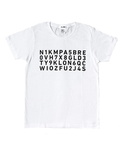 KLON(クローン)の「KLON Tshirts SERIAL NUMBER FOUR LINES WHITE(Tシャツ/カットソー・レディース・ホワイト・MEDIUM/LARGE/1/2)」の4枚目の写真