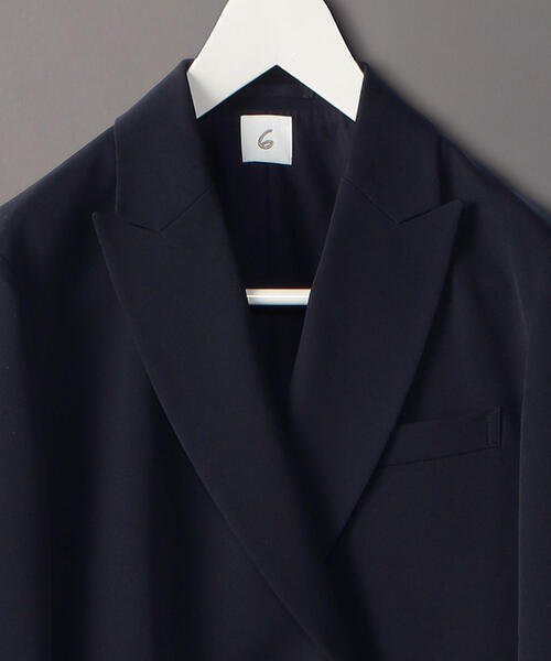 6（ロク）の「＜6(ROKU)＞CHANGE BUTTON JACKET/ジャケット（テーラードジャケット・レディース・ネイビー・36/38）」の4枚目の写真