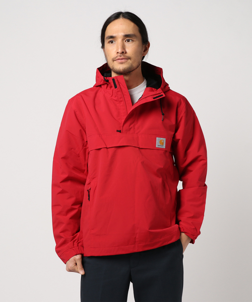 Carhartt WIP(カーハートダブリューアイピー)の「NIMBUS PULLOVER(ナイロンジャケット・メンズ・ブラック/レッド/グリーン/エメラルドブルー・SMALL/X-LARGE/LARGE/MEDIUM/XX-LARGE/X-SMALL)」の4枚目の写真