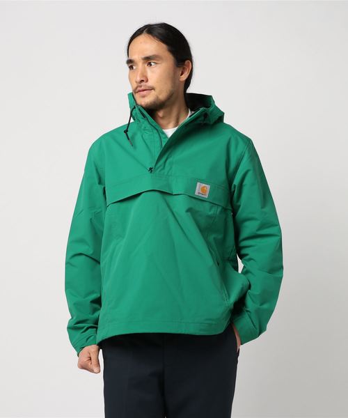 Carhartt WIP(カーハートダブリューアイピー)の「NIMBUS PULLOVER(ナイロンジャケット・メンズ・ブラック/レッド/グリーン/エメラルドブルー・SMALL/X-LARGE/LARGE/MEDIUM/XX-LARGE/X-SMALL)」の1枚目の写真