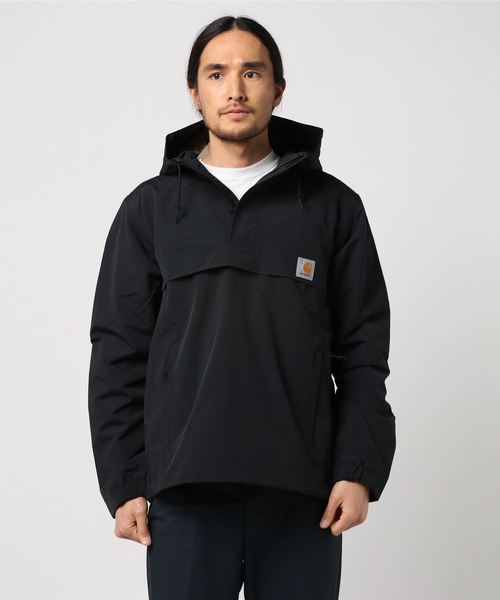 Carhartt WIP(カーハートダブリューアイピー)の「NIMBUS PULLOVER(ナイロンジャケット・メンズ・ブラック/レッド/グリーン/エメラルドブルー・SMALL/X-LARGE/LARGE/MEDIUM/XX-LARGE/X-SMALL)」の2枚目の写真