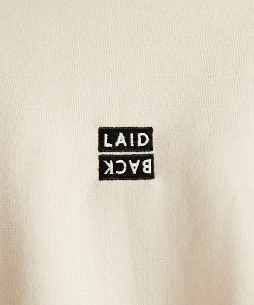 PairPair（ペアペア）の「裏毛ボックスロゴ刺繍プルオーバー（Tシャツ/カットソー・メンズ・ブラック/ベージュ・FREE）」の20枚目の写真