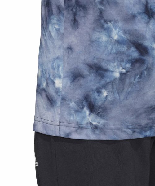 adidas（アディダス）の「アディダス adidas MIDスプレーダイTシャツ（Tシャツ/カットソー・メンズ・ホワイト/ネイビー・M/L/S/XXL）」の3枚目の写真