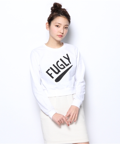 WEGO（ウィゴー）の「WEGO/FUGLYプリントスウェット（スウェット・レディース・ブルー系その他/レッド/オフホワイト/ネイビー・FREE）」の12枚目の写真