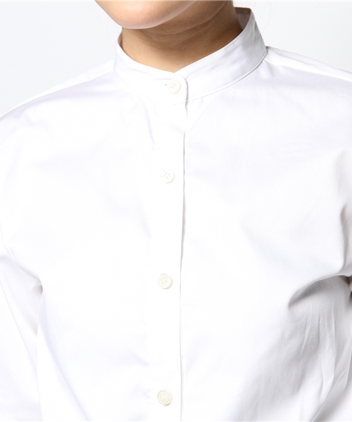 31 Sons de mode（トランテアン　ソン　ドゥ　モード）の「ビジューカラードッキングシャツ　ｂｙ　Ｋａｏｒｉ　Ｉｓｅｋｉ（シャツ/ブラウス・レディース・オフホワイト/サックスブルー・36/38）」の6枚目の写真