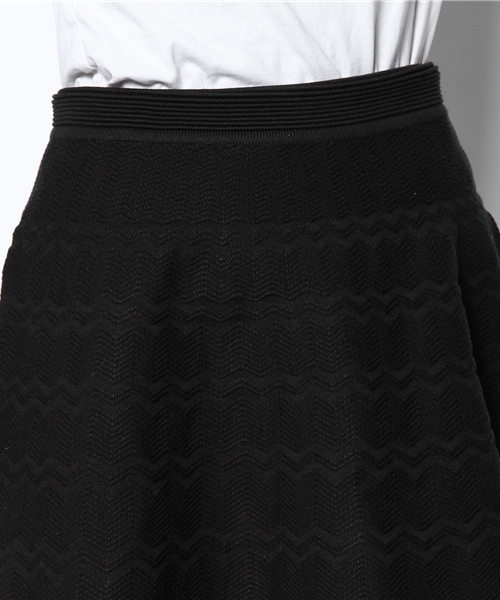 AMERICAN RAG CIE(アメリカンラグシー)の「変形リップルフレアSK/210-AIE-L141-SK166(スカート・レディース・ブラック/ネイビー・FREE)」の6枚目の写真