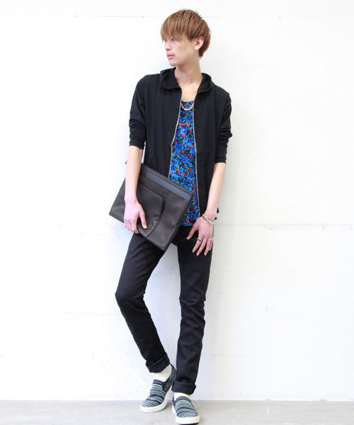 MIDWEST（ミッドウエスト）の「DIET  BUTCHER  SLIM  SKIN タンクプリント（Tシャツ/カットソー・メンズ・ネイビー/ブルー・2/1）」の8枚目の写真