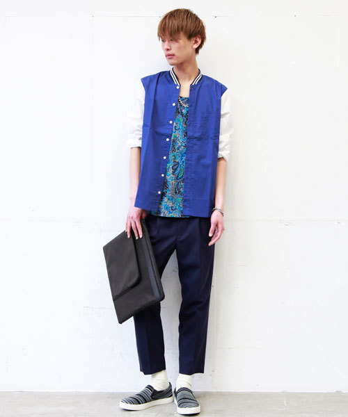 MIDWEST（ミッドウエスト）の「DIET  BUTCHER  SLIM  SKIN タンクプリント（Tシャツ/カットソー・メンズ・ネイビー/ブルー・2/1）」の9枚目の写真