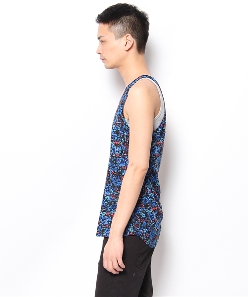 MIDWEST（ミッドウエスト）の「DIET  BUTCHER  SLIM  SKIN タンクプリント（Tシャツ/カットソー・メンズ・ネイビー/ブルー・2/1）」の6枚目の写真