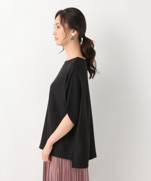 GLOBAL WORK(グローバルワーク)の「サラサラTリブドルマンプルオーバー/843099(Tシャツ/カットソー・レディース・ホワイト/ブラック/ベージュ・MEDIUM/LARGE)」の8枚目の写真
