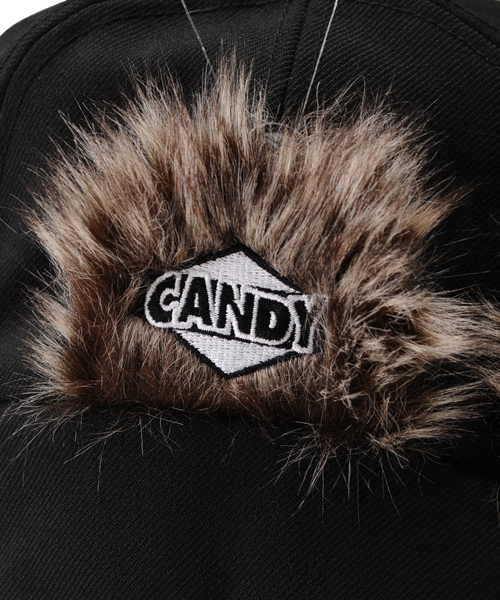 Candy Stripper（キャンディストリッパー）の「【NEW ERA×Candy stripper】CANDY The Trapper（ニットキャップ/ビーニー・レディース・ブラック・FREE）」の7枚目の写真