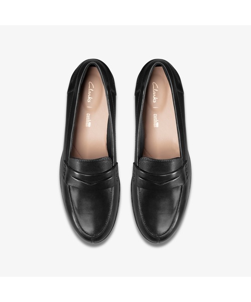 Clarks(クラークス)の「Hamble Loafer / ハンブルローファー (ブラックレザー)(ローファー・レディース・ブラック・4/6/3/5/3.5/4.5/5.5)」の9枚目の写真