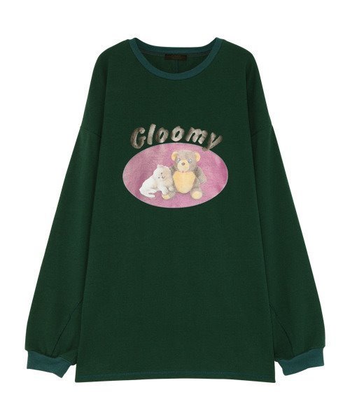 Candy Stripper（キャンディストリッパー）の「GLOOMY トップス（Tシャツ/カットソー・レディース・ブラック/オフホワイト/グリーン・2）」の3枚目の写真
