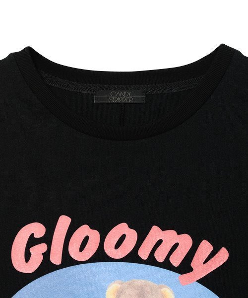 Candy Stripper（キャンディストリッパー）の「GLOOMY トップス（Tシャツ/カットソー・レディース・ブラック/オフホワイト/グリーン・2）」の7枚目の写真
