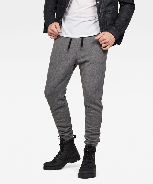 G-STAR（ジースター）の「Doax 3D Slim Sweatpants（その他パンツ・メンズ・ブラック/ネイビー/ヘザーグレー・SMALL/MEDIUM/X-SMALL）」の2枚目の写真