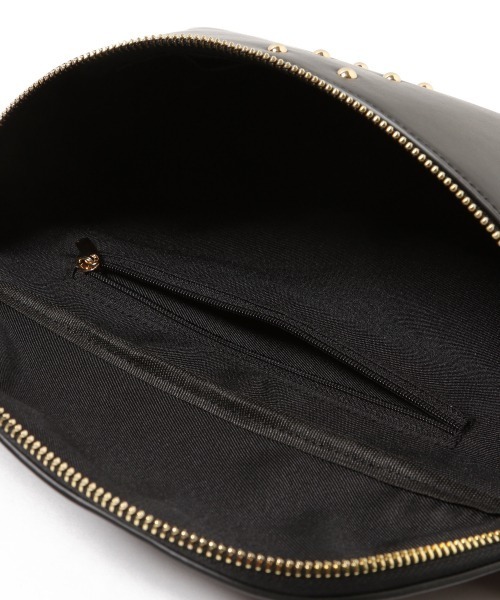 PAGEBOY（ページボーイ）の「スタッズボディバッグ（ショルダーバッグ・レディース・ホワイト/ブラック・FREE）」の9枚目の写真