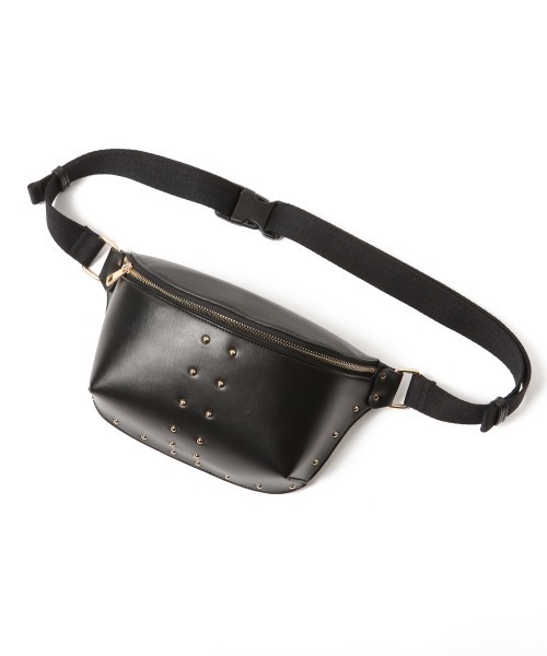 PAGEBOY（ページボーイ）の「スタッズボディバッグ（ショルダーバッグ・レディース・ホワイト/ブラック・FREE）」の13枚目の写真