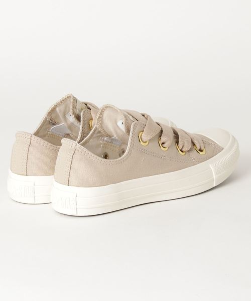 CONVERSE（コンバース）の「converse コンバース ALL STAR BIGEYELETS GE SLIP OX オールスター ビッグアイレッツ GE スリップ オックス 31302270 *BEIGE（スニーカー・レディース・ベージュ系その他・5h/3/4/5/6/4h/3h）」の2枚目の写真