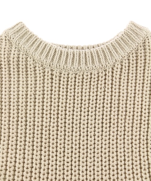 ALEXIA STAM（アリシアスタン）の「Docking Shirt Knit Top/ドッキング