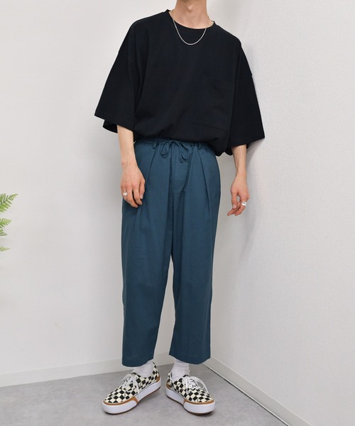 kutir（クティール）の「ビッグポケットTシャツ（Tシャツ/カットソー・メンズ・ダークブラウン/パープル/ホワイト/ダークブルー/グリーン/ブラック・MEDIUM/LARGE）」の22枚目の写真