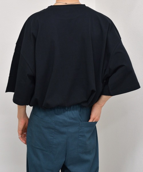 kutir（クティール）の「ビッグポケットTシャツ（Tシャツ/カットソー・メンズ・ダークブラウン/パープル/ホワイト/ダークブルー/グリーン/ブラック・MEDIUM/LARGE）」の21枚目の写真