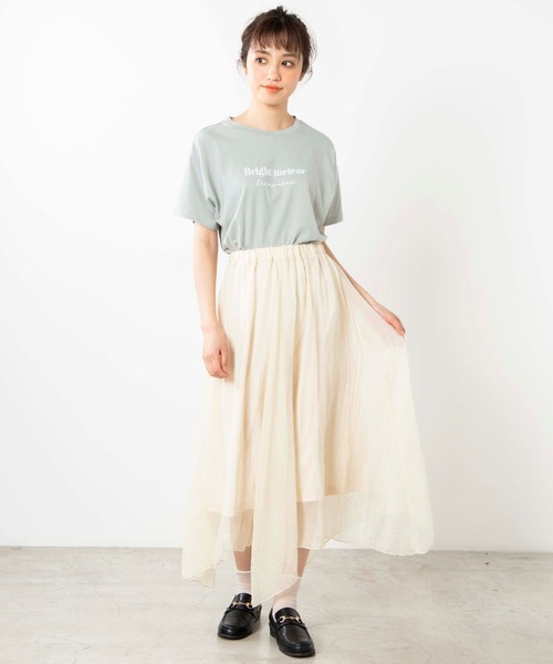 WEGO（ウィゴー）の「WEGO/ソフトタッチアソートTシャツ（Tシャツ/カットソー・レディース・ホワイト系その他/グリーン系その他/ベージュ/ホワイト・FREE）」の18枚目の写真