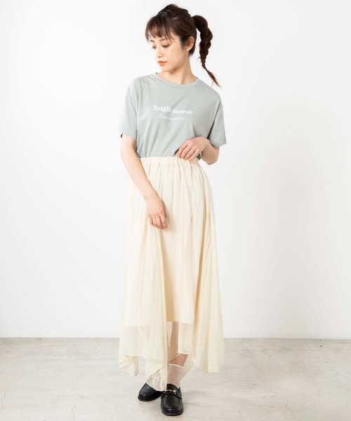 WEGO（ウィゴー）の「WEGO/ソフトタッチアソートTシャツ（Tシャツ/カットソー・レディース・ホワイト系その他/グリーン系その他/ベージュ/ホワイト・FREE）」の17枚目の写真