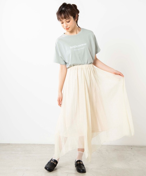 WEGO（ウィゴー）の「WEGO/ソフトタッチアソートTシャツ（Tシャツ/カットソー・レディース・ホワイト系その他/グリーン系その他/ベージュ/ホワイト・FREE）」の16枚目の写真