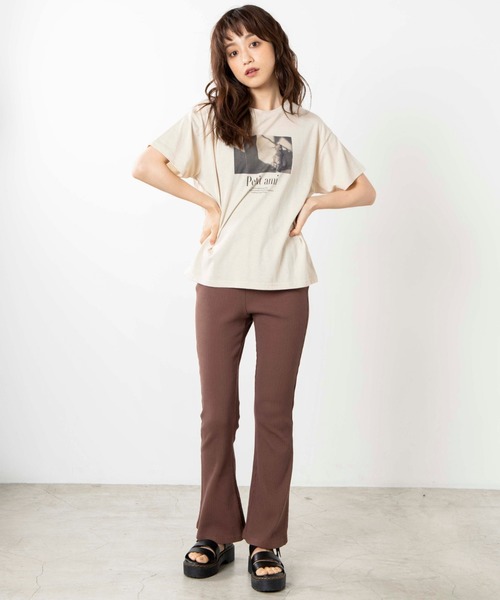 WEGO（ウィゴー）の「WEGO/ソフトタッチアソートTシャツ（Tシャツ/カットソー・レディース・ホワイト系その他/グリーン系その他/ベージュ/ホワイト・FREE）」の19枚目の写真
