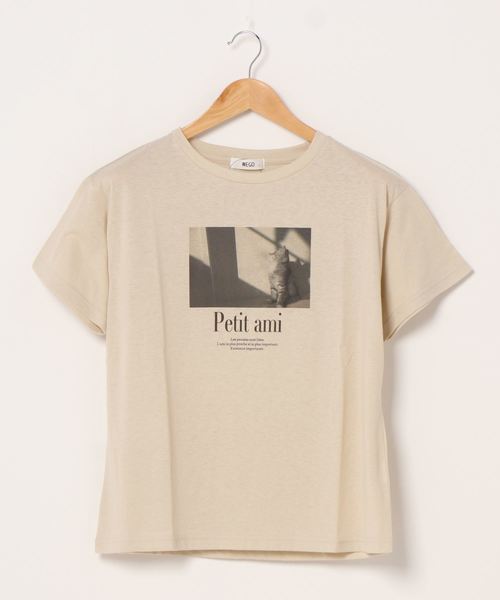 WEGO（ウィゴー）の「WEGO/ソフトタッチアソートTシャツ（Tシャツ/カットソー・レディース・ホワイト系その他/グリーン系その他/ベージュ/ホワイト・FREE）」の7枚目の写真