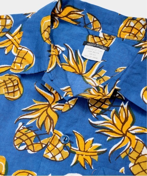 SUNNY  SPORTS（サニースポーツ）の「SUNNY SPORTS/サニースポーツ PRINTED BOX SHIRTS（シャツ/ブラウス・メンズ・ブルー/ベージュ/クリーム/ブラック・MEDIUM/LARGE）」の16枚目の写真