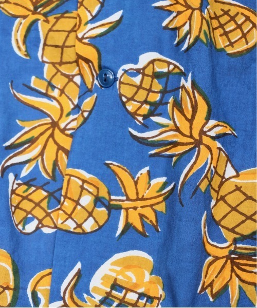 SUNNY  SPORTS（サニースポーツ）の「SUNNY SPORTS/サニースポーツ PRINTED BOX SHIRTS（シャツ/ブラウス・メンズ・ブルー/ベージュ/クリーム/ブラック・MEDIUM/LARGE）」の13枚目の写真